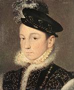 Portrait of King Charles IX Francois Clouet